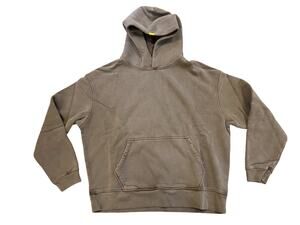 A Blank Hoodie Co. Chocolate Medium Pullover Hoodie 100% Cotton Made in Portugal